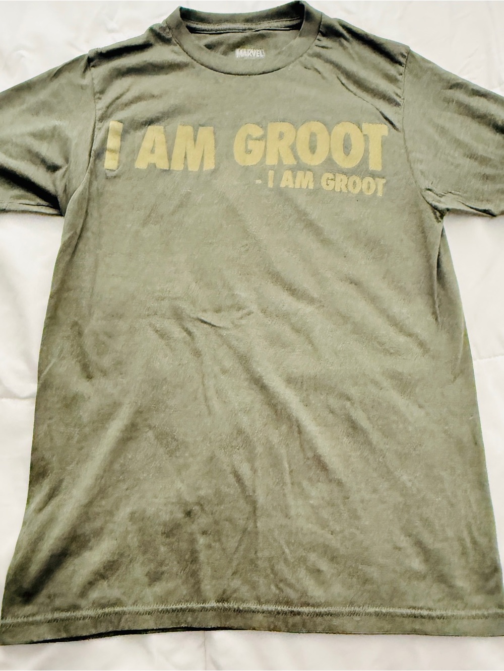 Marvel Olive Green "I Am Groot" Graphic Tee